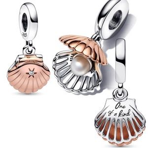 Pandora Shell with Pearls Charm